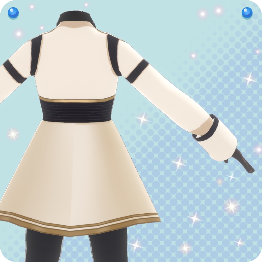 【VRoid用ドレスセット】ミリタリースタイル2Military Style2