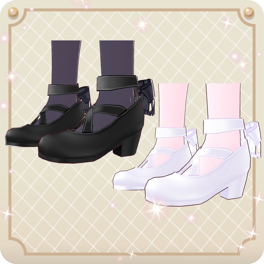 【VRoid用ドレスセット】クラシカルゴシックワンピース6色Classical Gothic 6 colors Dress