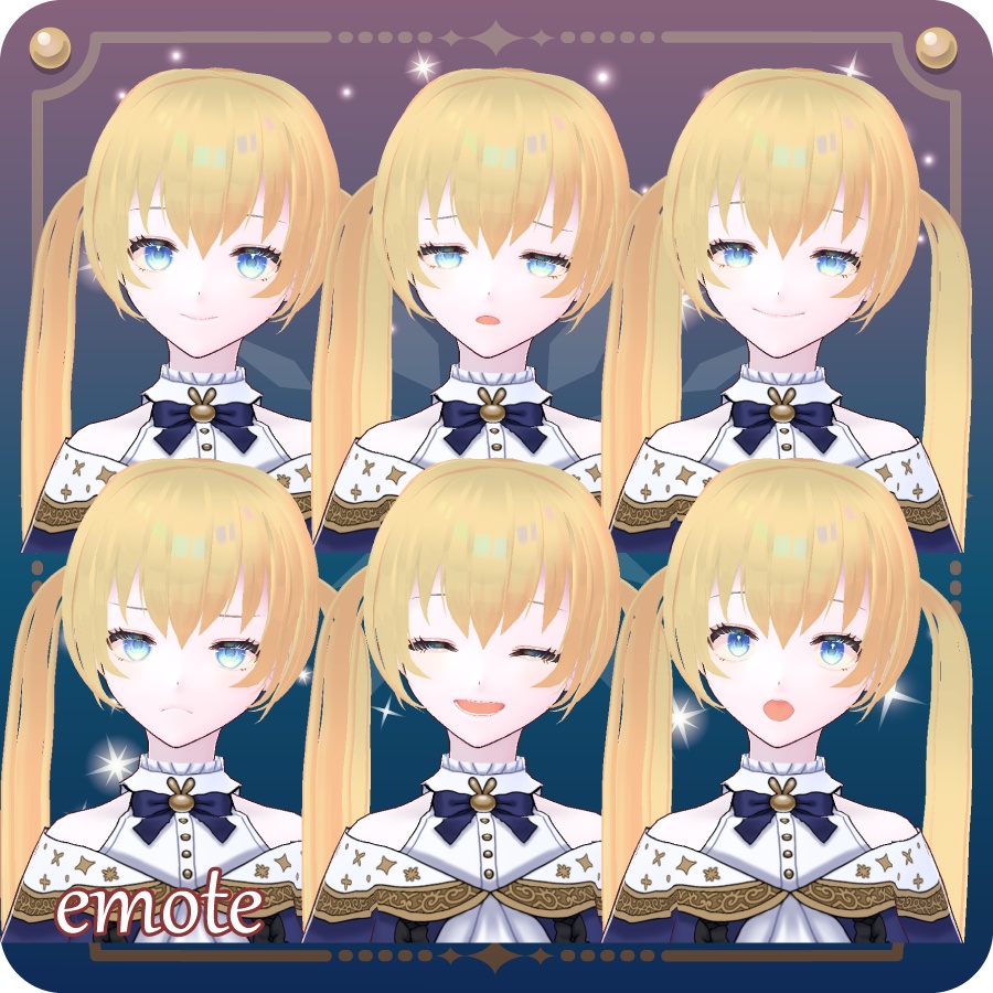 【VroidVRM】ルミナル6色Luminal 6 colors