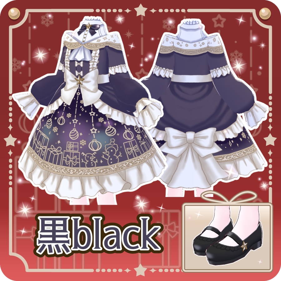 クリスマスロリータ4色Christmas Lolita four colors