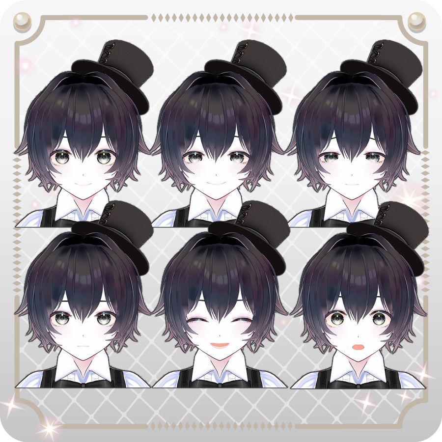 【vroidVRMキャラモデル】ククエル(6色)Kukuel (6 colors)