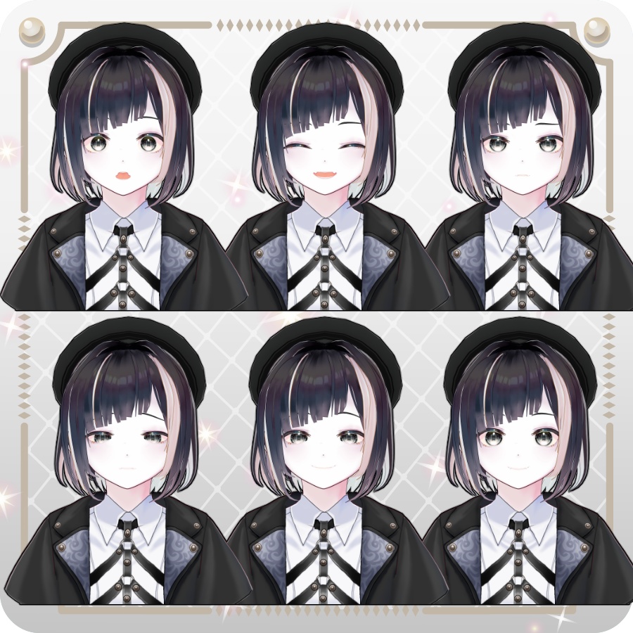 【vroidVRMキャラモデル】ベルフィート6色Belfeet 6 Colors