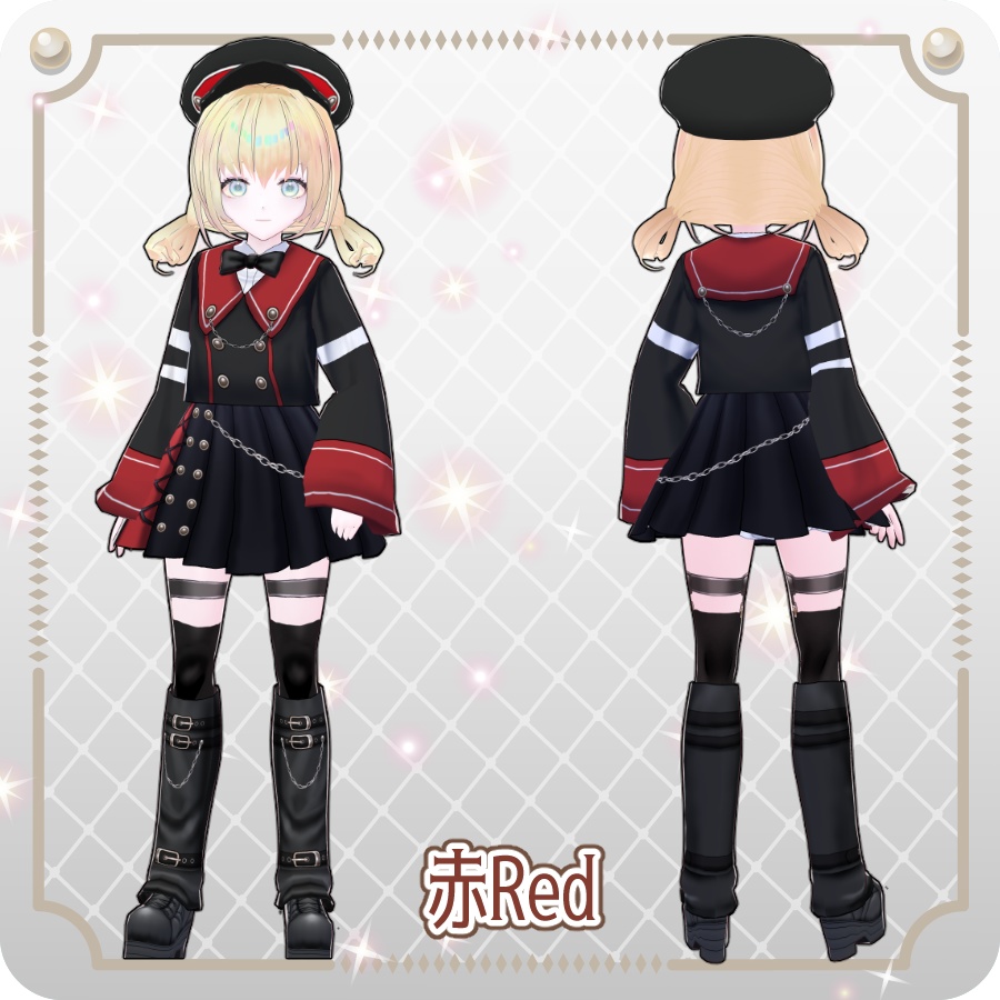 【vroidVRMキャラモデル】イルーラ6色Iruura 6 Colors