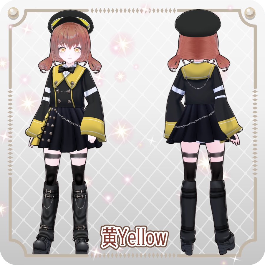 【vroidVRMキャラモデル】イルーラ6色Iruura 6 Colors