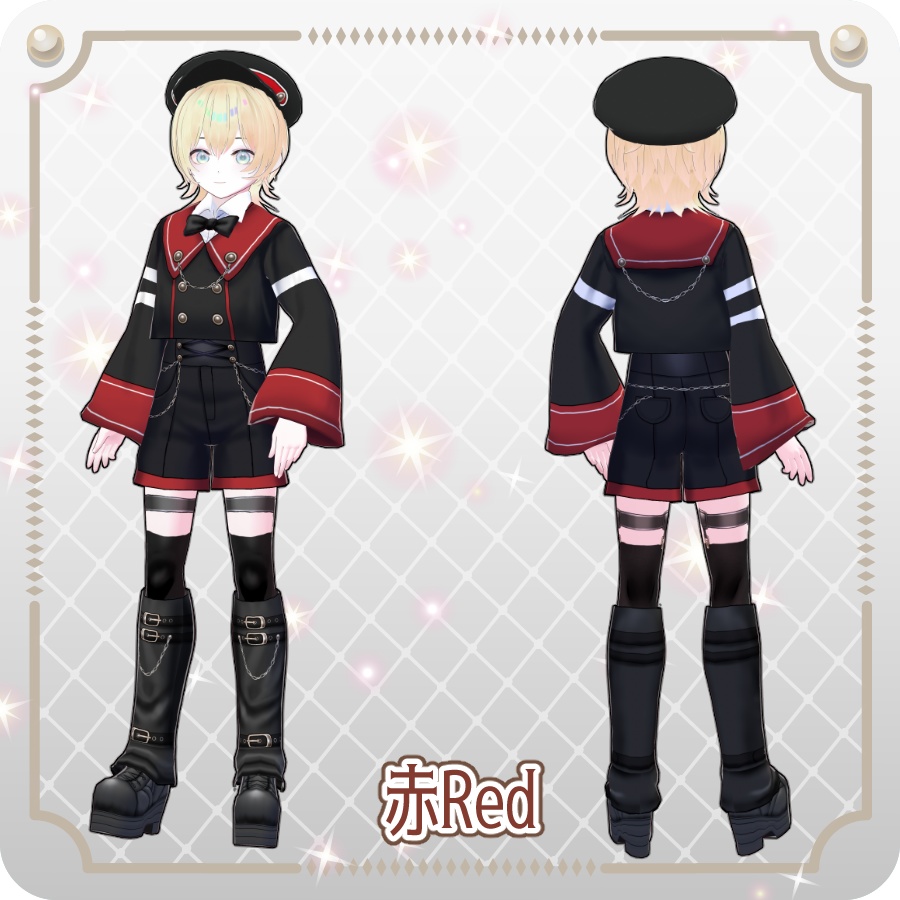 【vroidVRMキャラモデル】イルーク6色Iruuk 6 Colors