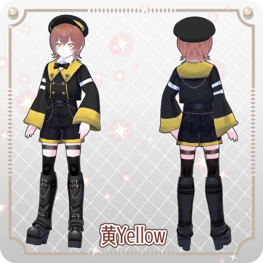 【vroidVRMキャラモデル】イルーク6色Iruuk 6 Colors