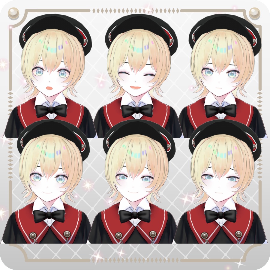 【vroidVRMキャラモデル】イルーク6色Iruuk 6 Colors