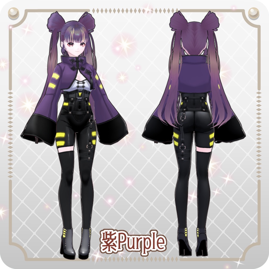 【vroidVRMキャラモデル】ミユミユ6色MiyuMiyu 6 Colors