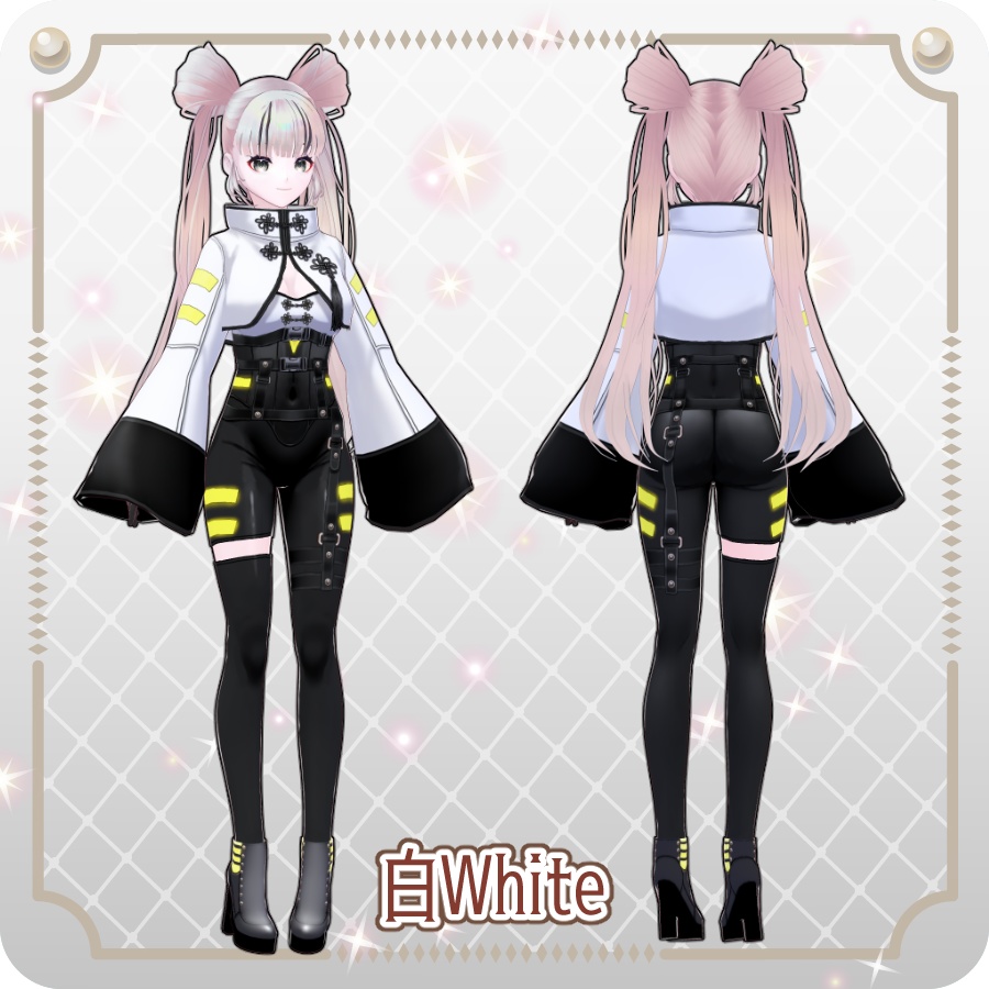 【vroidVRMキャラモデル】ミユミユ6色MiyuMiyu 6 Colors