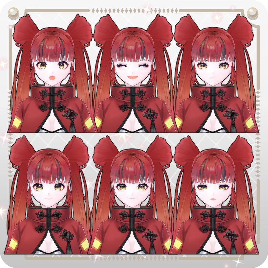 【vroidVRMキャラモデル】ミユミユ6色MiyuMiyu 6 Colors