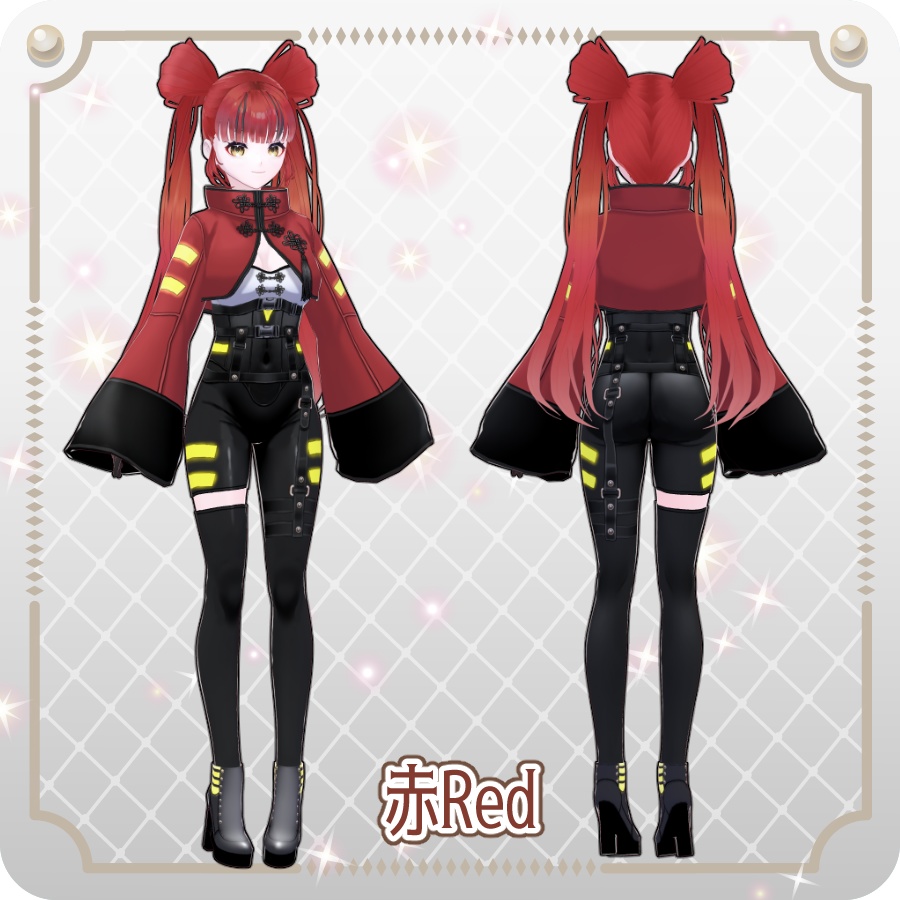 【vroidVRMキャラモデル】ミユミユ6色MiyuMiyu 6 Colors