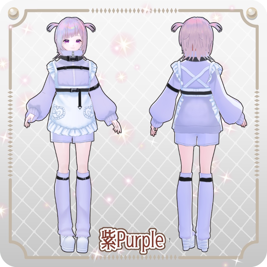 【vroidVRMキャラモデル】まみか6色Mamika 6 Colors