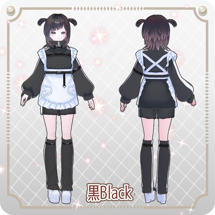 【vroidVRMキャラモデル】まみか6色Mamika 6 Colors