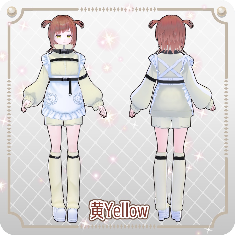 【vroidVRMキャラモデル】まみか6色Mamika 6 Colors