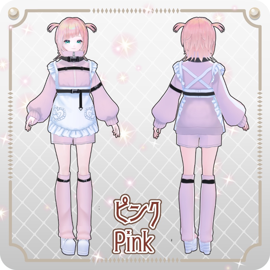 【vroidVRMキャラモデル】まみか6色Mamika 6 Colors