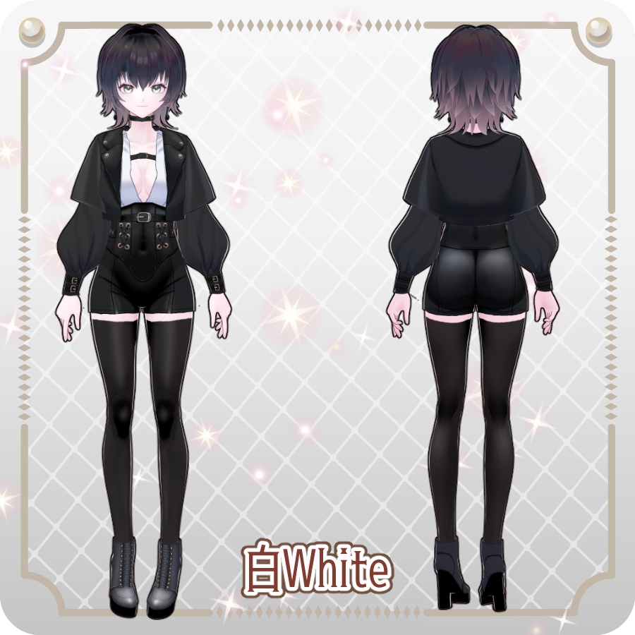 【vroidVRMキャラモデル】レイシィ6色Lacey 6 Colors