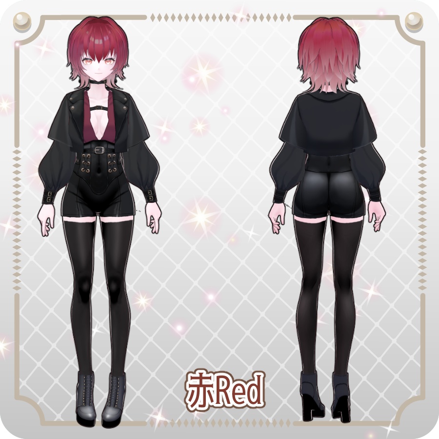 【vroidVRMキャラモデル】レイシィ6色Lacey 6 Colors