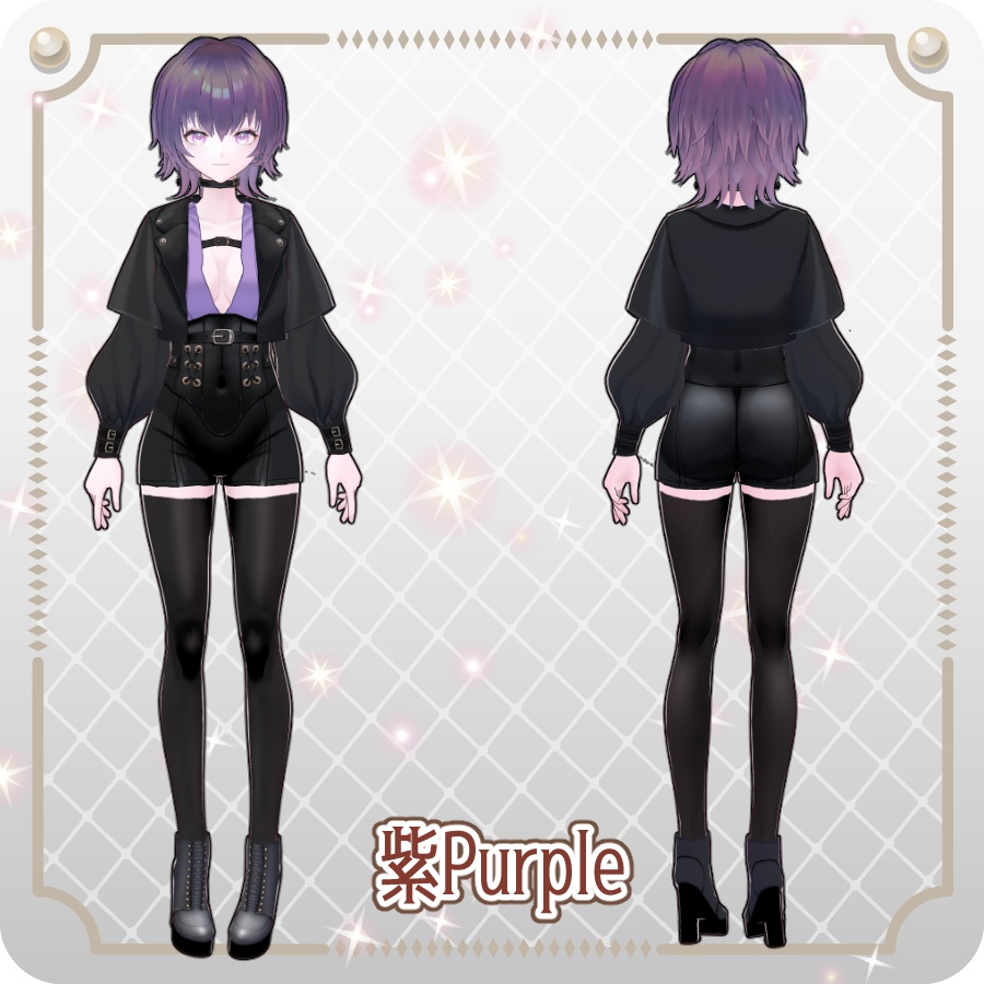 【vroidVRMキャラモデル】レイシィ6色Lacey 6 Colors