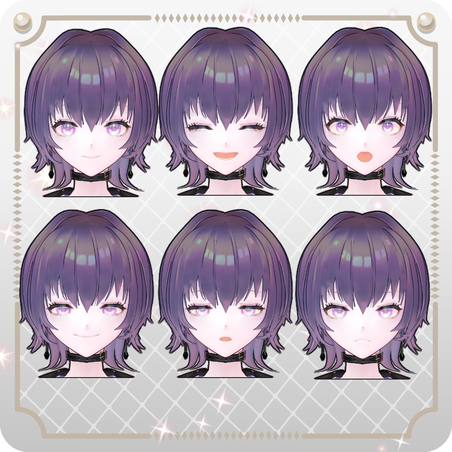 【vroidVRMキャラモデル】レイシィ6色Lacey 6 Colors