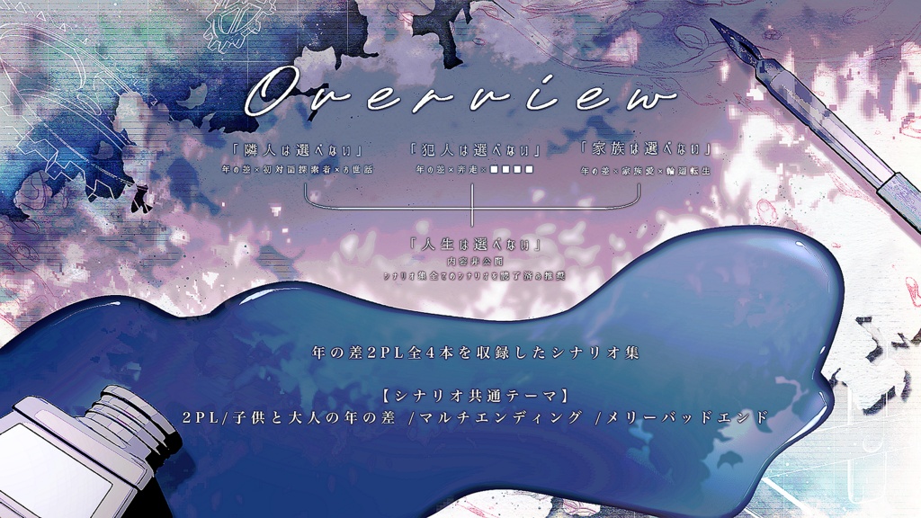 【クトゥルフ神話TRPG6版】人生は選べない【SPLL:E188250】