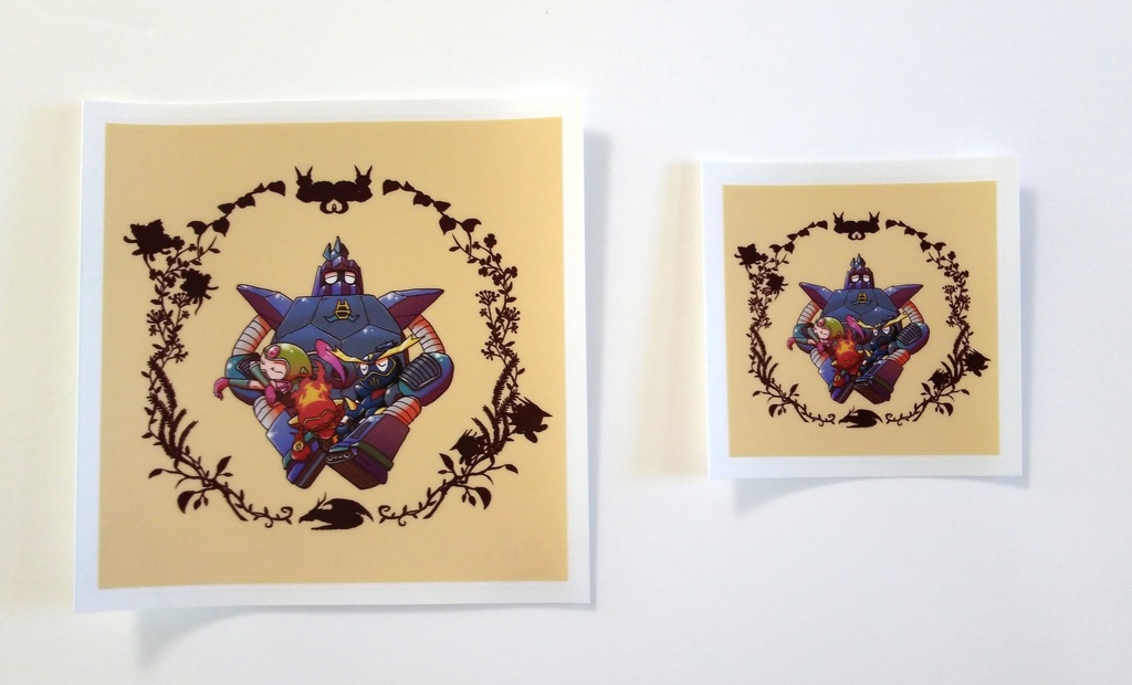 四天王ステッカー