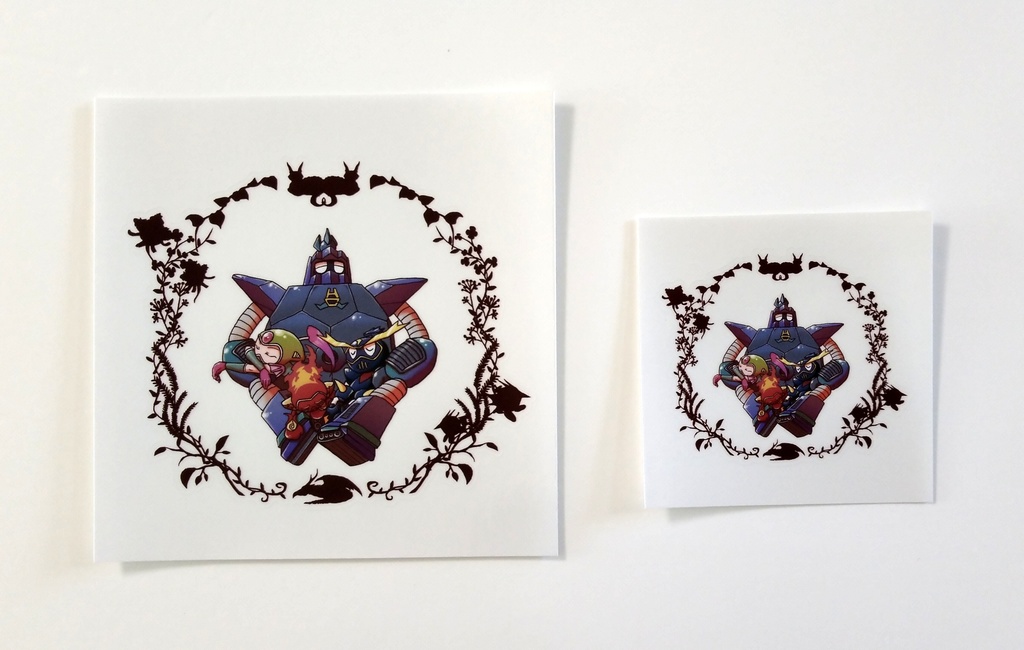 四天王ステッカー