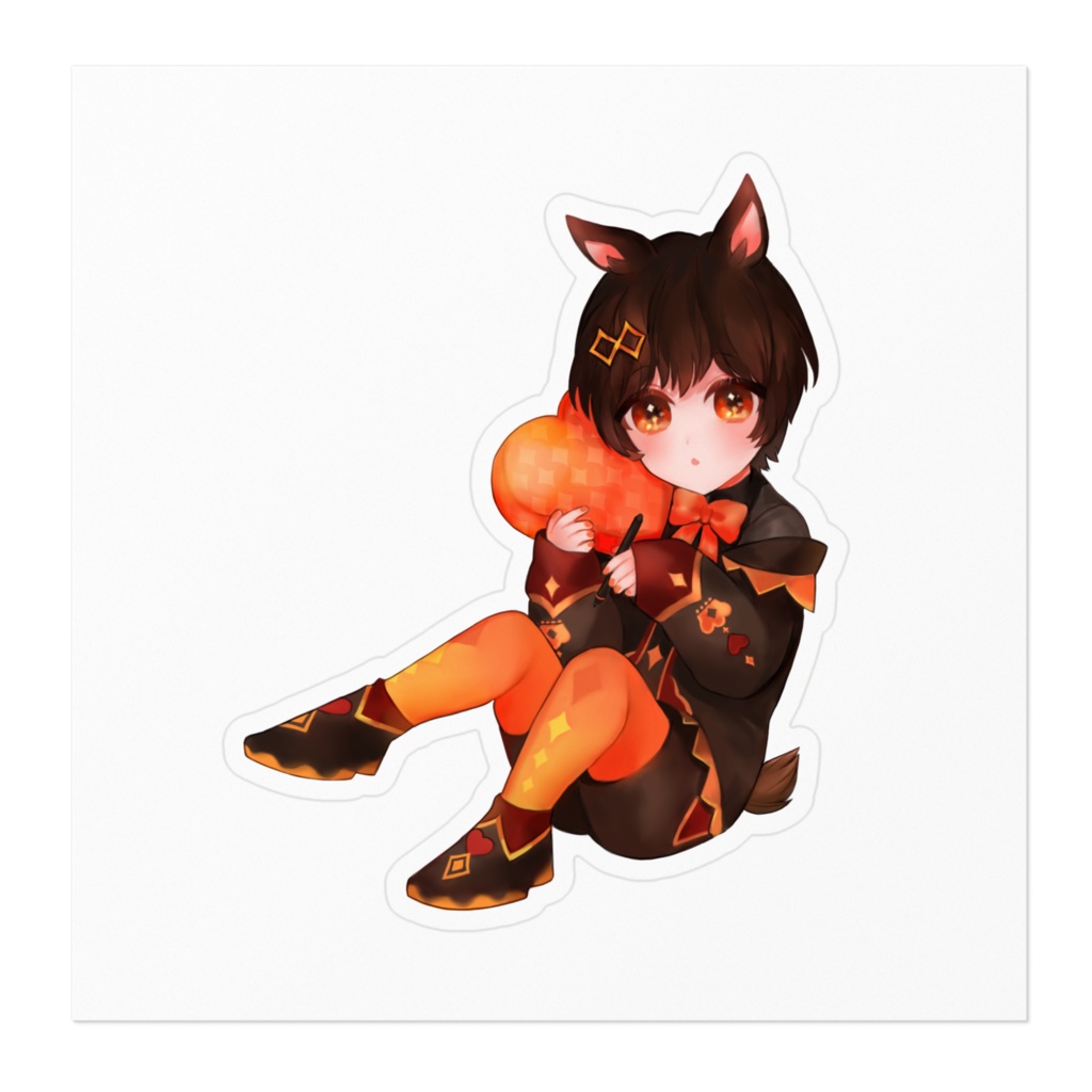 ミニキャラ睡のステッカー