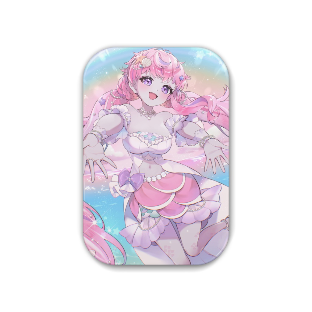 音海マリナ 角丸缶バッジ【1周年記念】