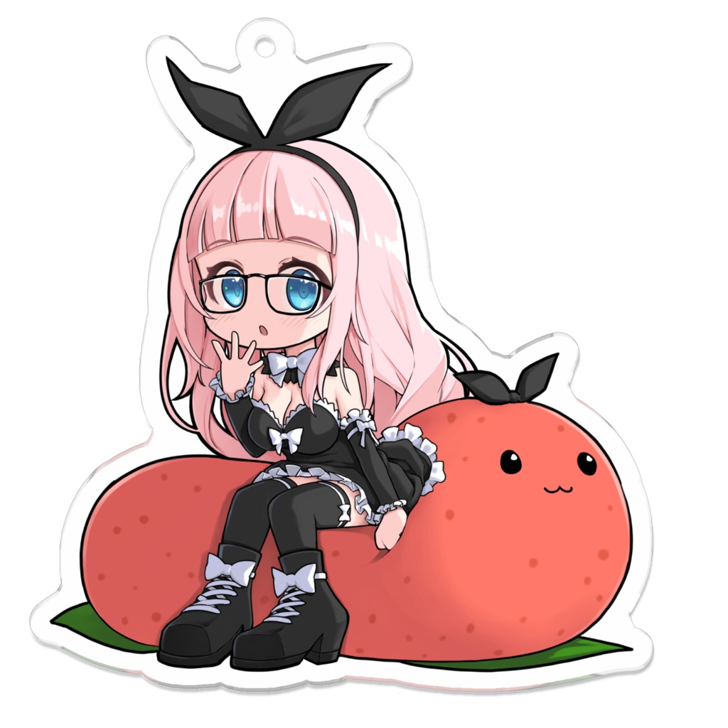 【 銀鏡ちむ 】②ちむめん隊おすわりアクリルキーホルダー