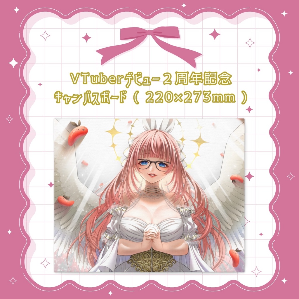 【 銀鏡ちむ 】VTuberデビュー２周年記念キャンバスボード