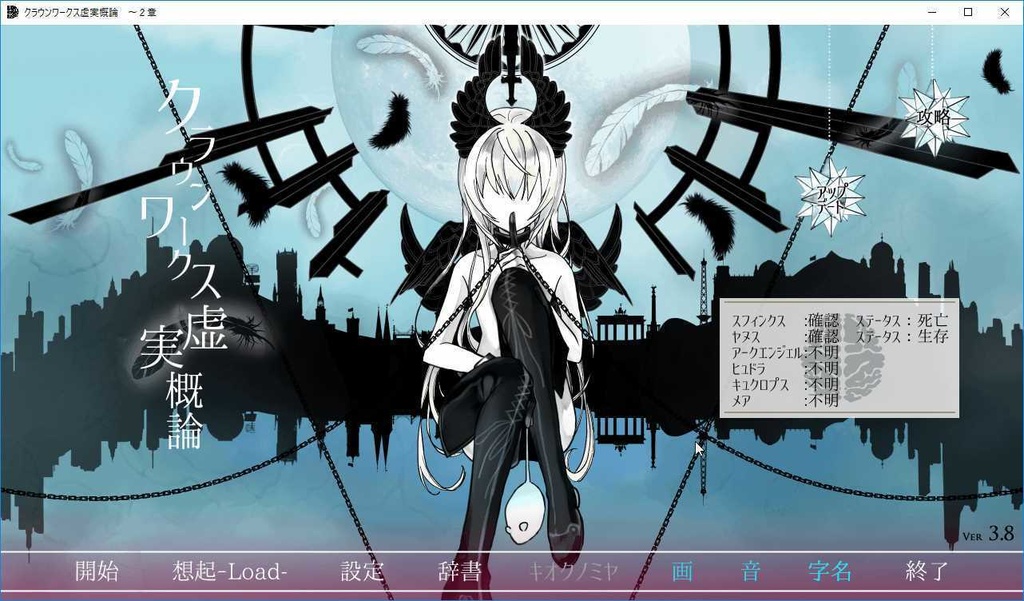 クラウンワークス虚実概論:2章【自我同一性の喪失が重篤化した乖離性障害のトリガー ――あるいはヤヌス】