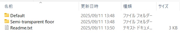 RPG BAKIN Simple Transparent Floor