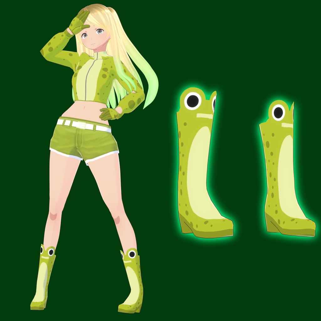 Frog Outfit Pack - Bright and Dark varients