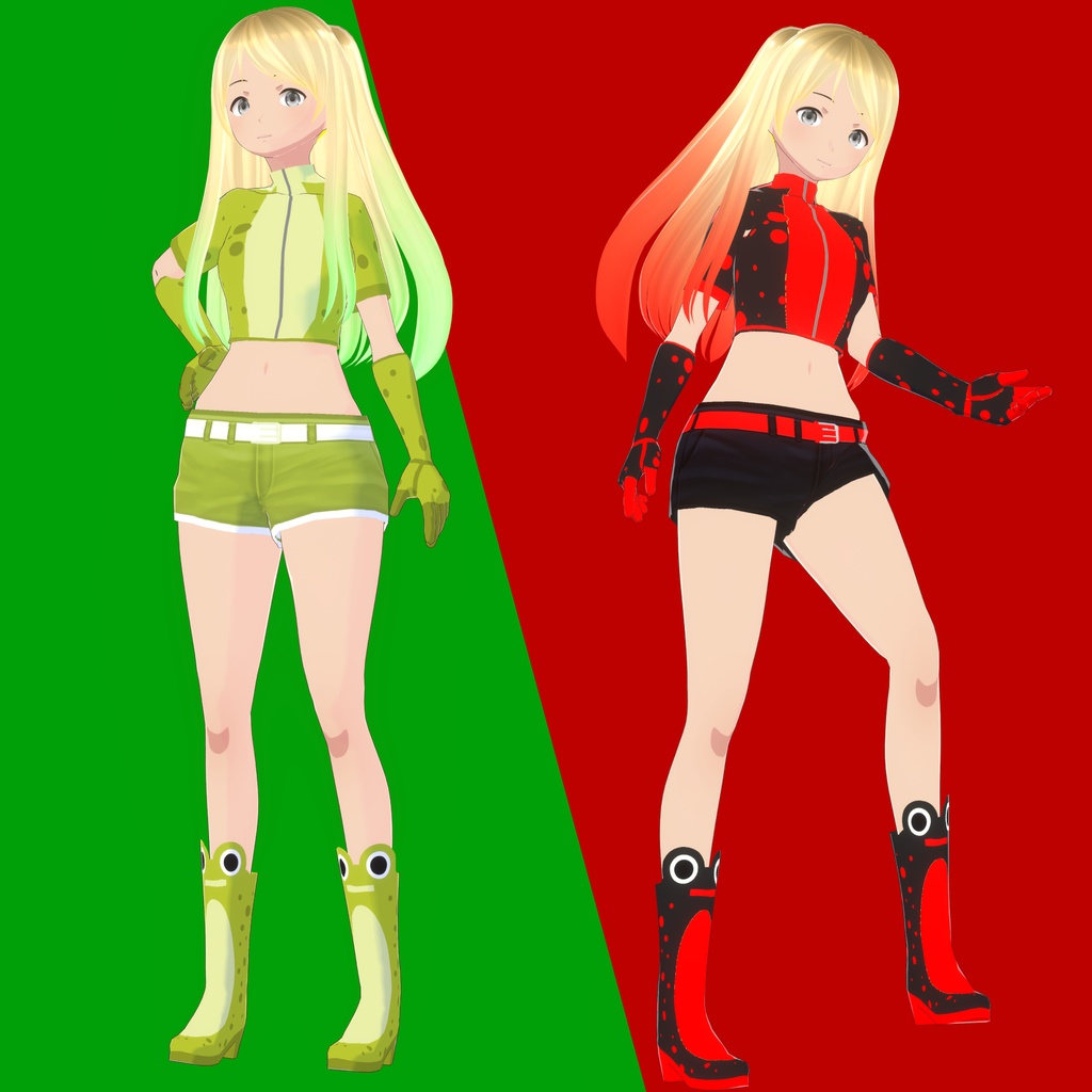 Frog Outfit Pack - Bright and Dark varients