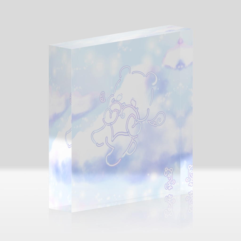 ゆめかわアクリルブロック