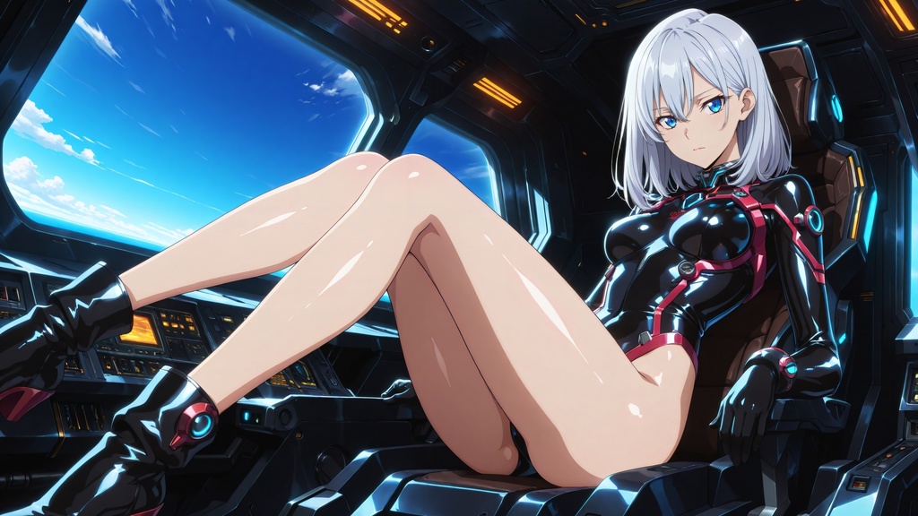 【無料お試し版】ハイレグボディスーツの美女イラスト集【100枚】