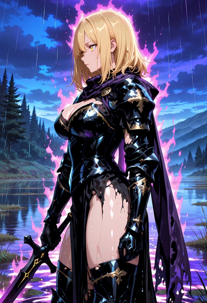 クールでセクシーな女騎士のAIイラスト集 Vol-01【全3巻】