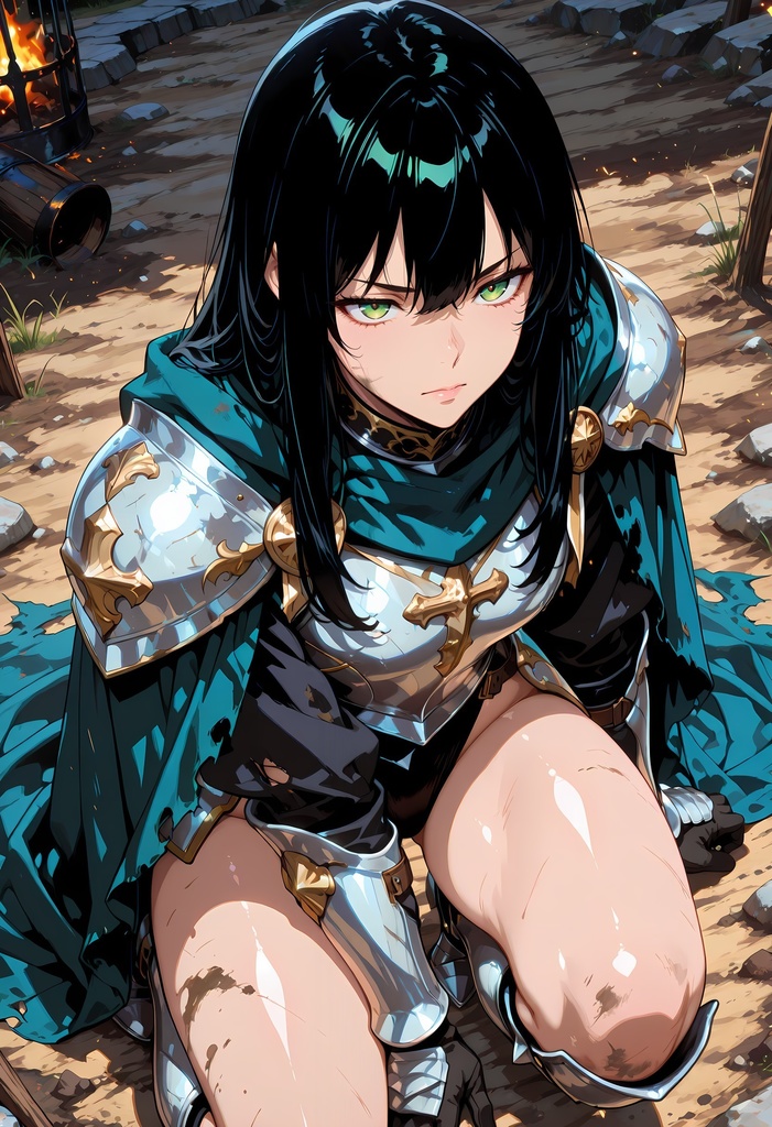 クールでセクシーな女騎士のAIイラスト集 Vol-01【全3巻】