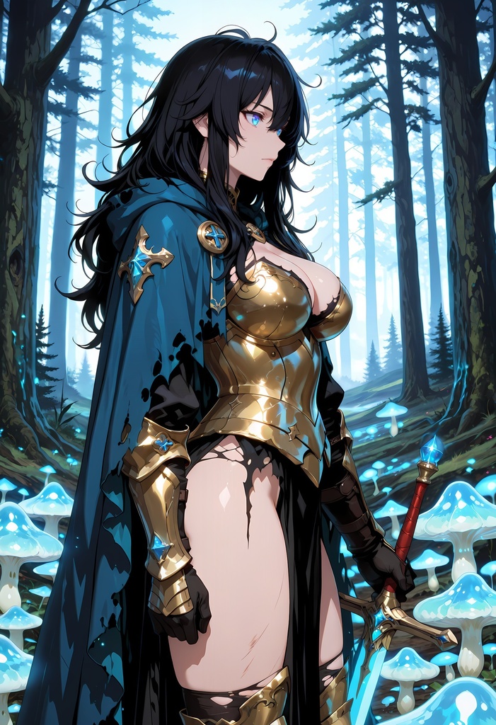 クールでセクシーな女騎士のAIイラスト集 Vol-01【全3巻】