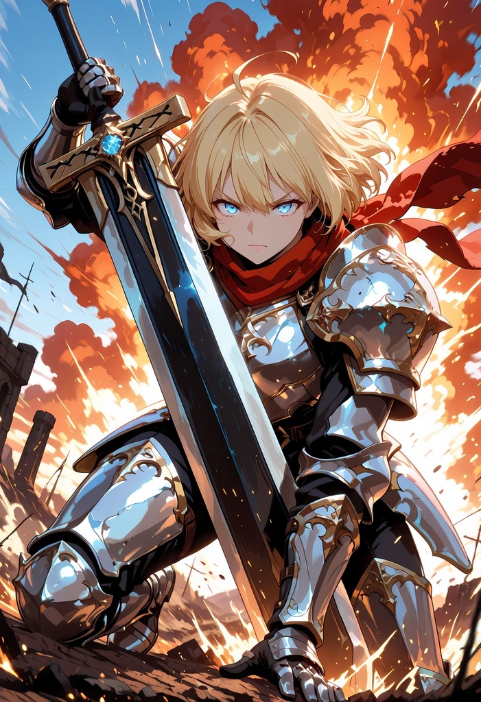 クールでセクシーな女騎士のAIイラスト集 Vol-01【全3巻】