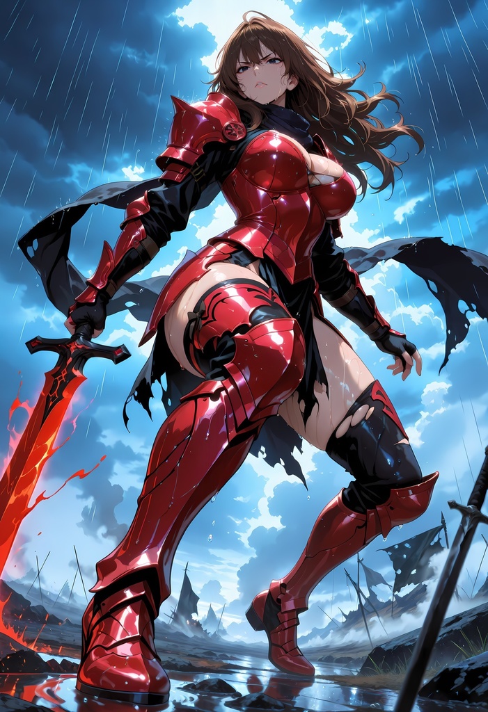 クールでセクシーな女騎士のAIイラスト集 Vol-02【全3巻】