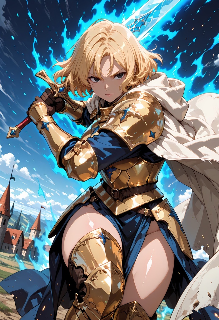 クールでセクシーな女騎士のAIイラスト集 Vol-02【全3巻】