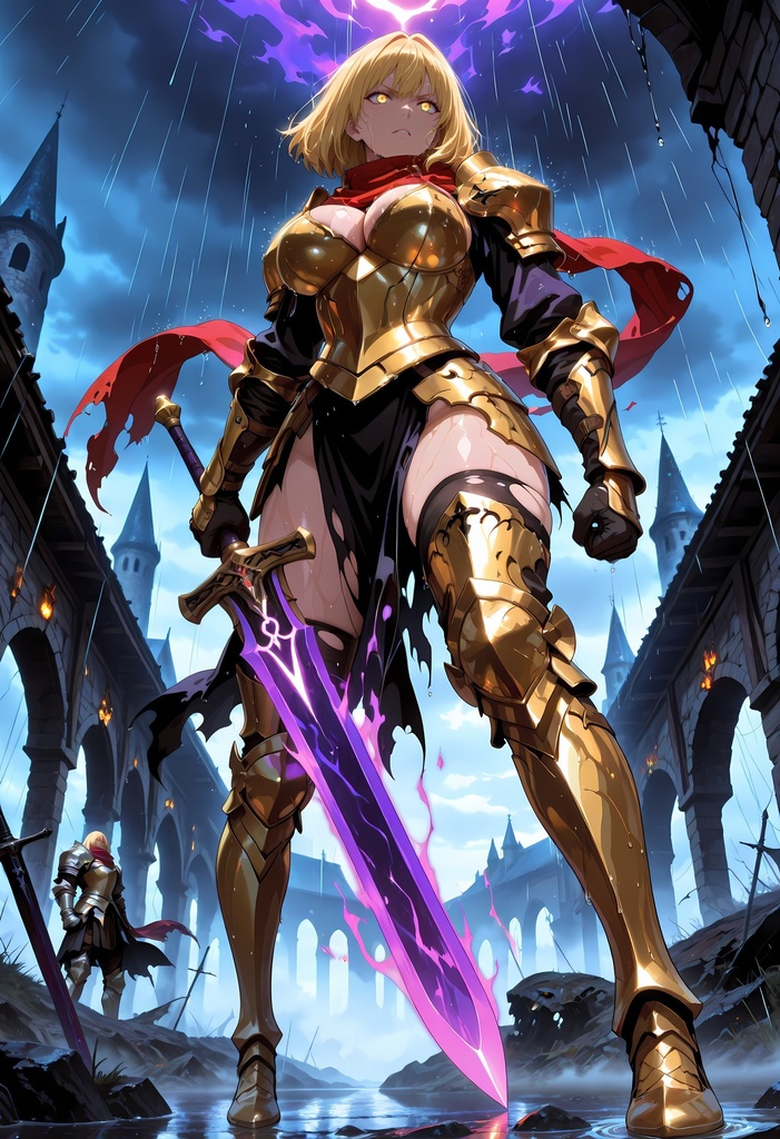 クールでセクシーな女騎士のAIイラスト集 Vol-02【全3巻】