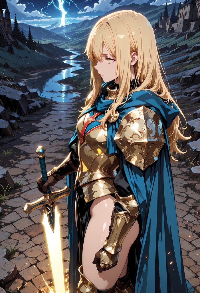 クールでセクシーな女騎士のAIイラスト集 Vol-02【全3巻】