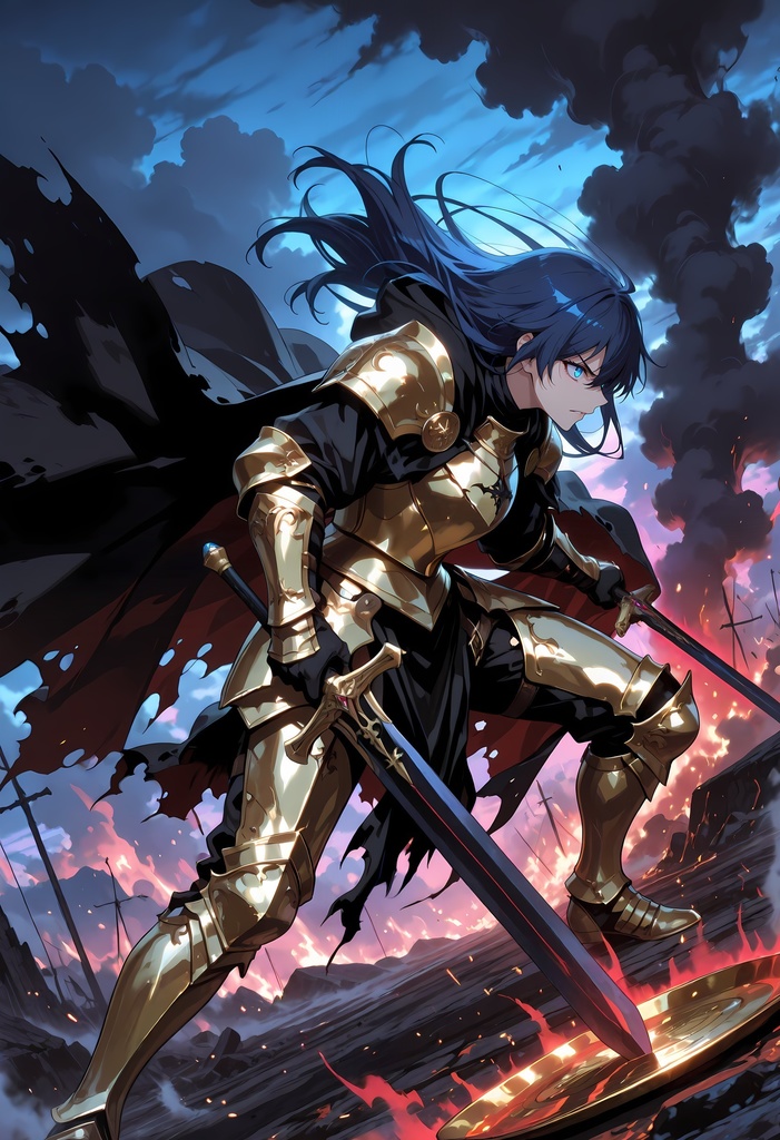 クールでセクシーな女騎士のAIイラスト集 Vol-02【全3巻】