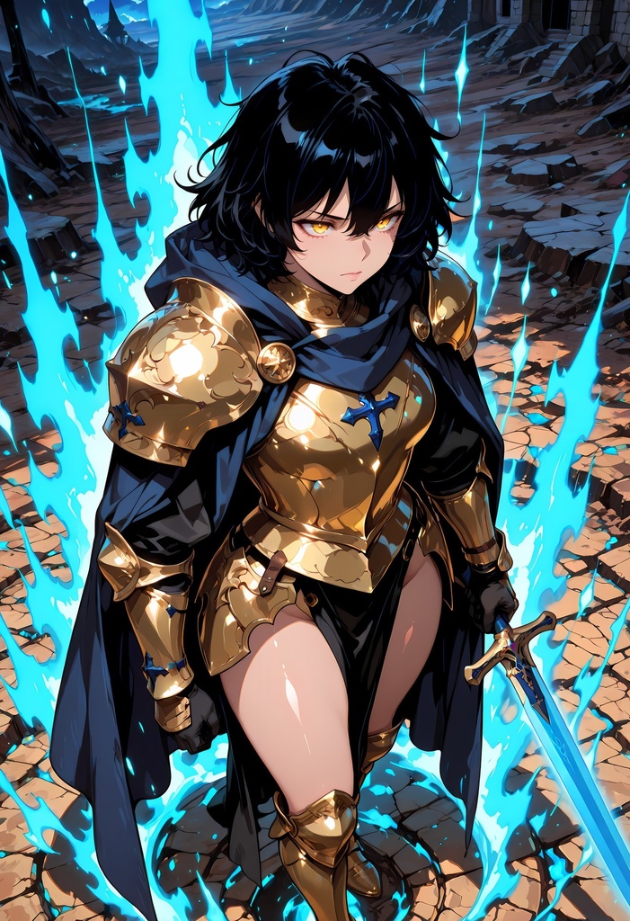 クールでセクシーな女騎士のAIイラスト集 Vol-02【全3巻】