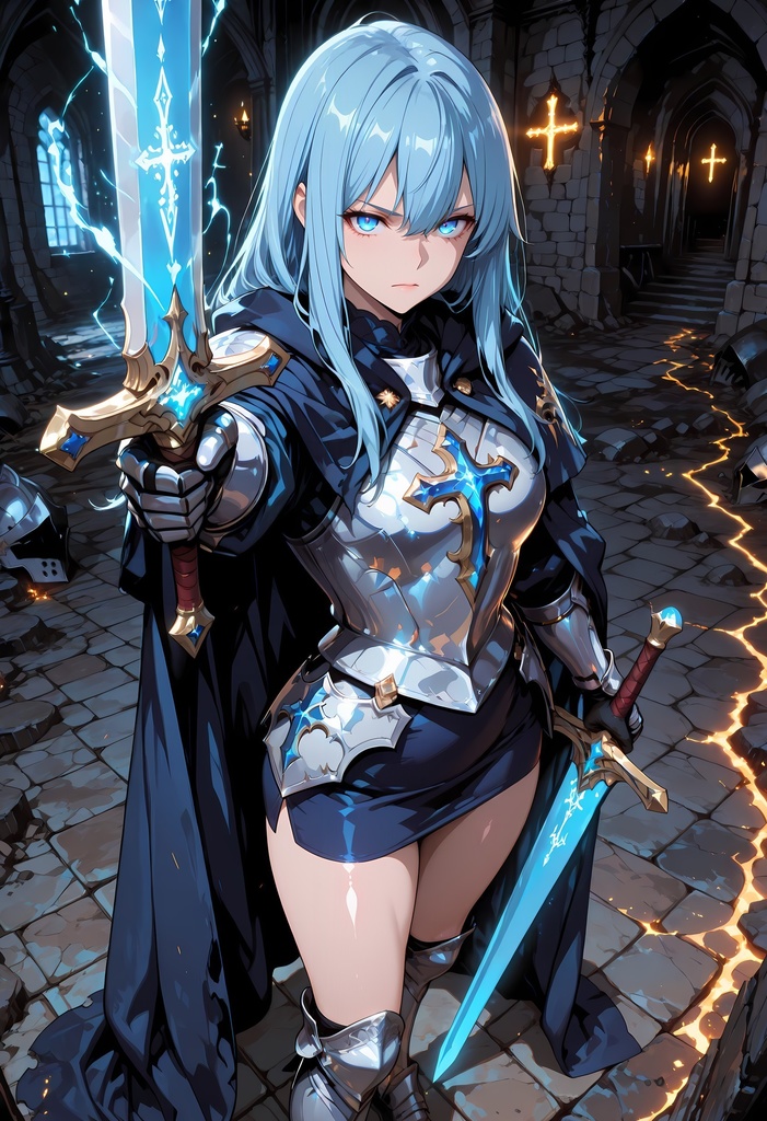 クールでセクシーな女騎士のAIイラスト集 Vol-03【全3巻】