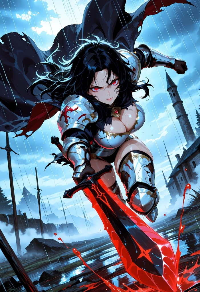 クールでセクシーな女騎士のAIイラスト集 Vol-03【全3巻】