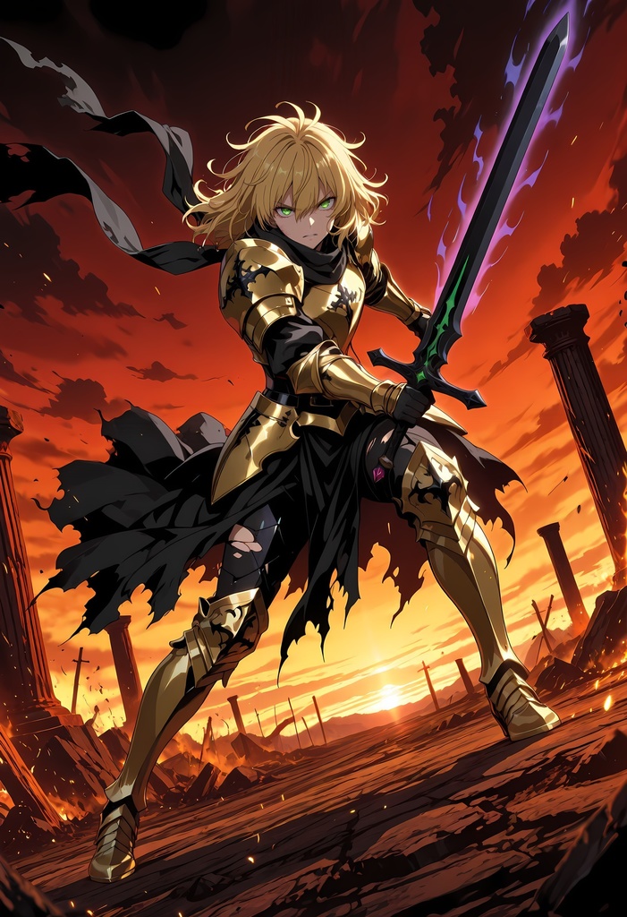 クールでセクシーな女騎士のAIイラスト集 Vol-03【全3巻】