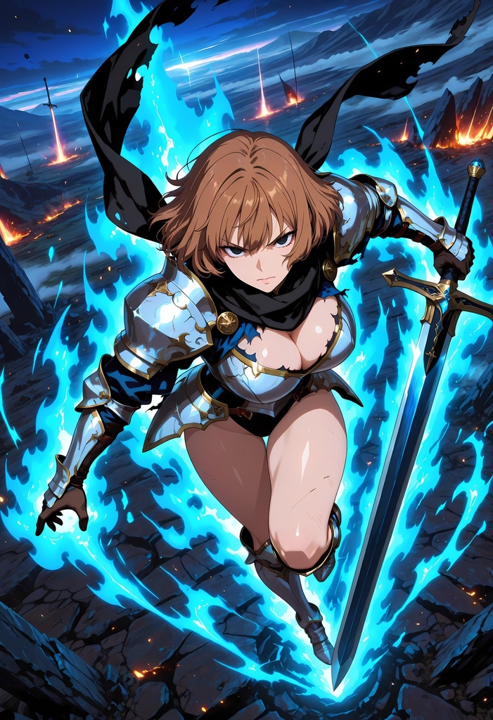 クールでセクシーな女騎士のAIイラスト集 Vol-03【全3巻】